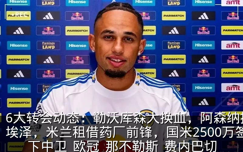 6大转会动态:勒沃库森大换血,阿森纳搞定埃泽,米兰租借药厂前锋,国米2500万签下中卫_欧冠_那不勒斯_费内巴切